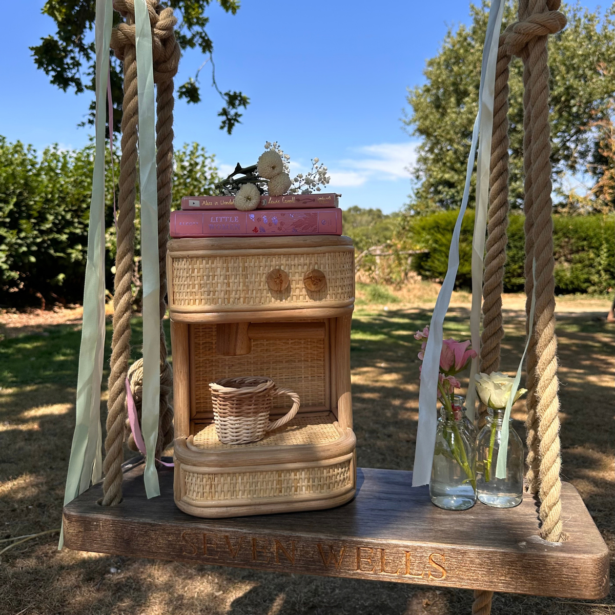 Rattan Coffee Machine