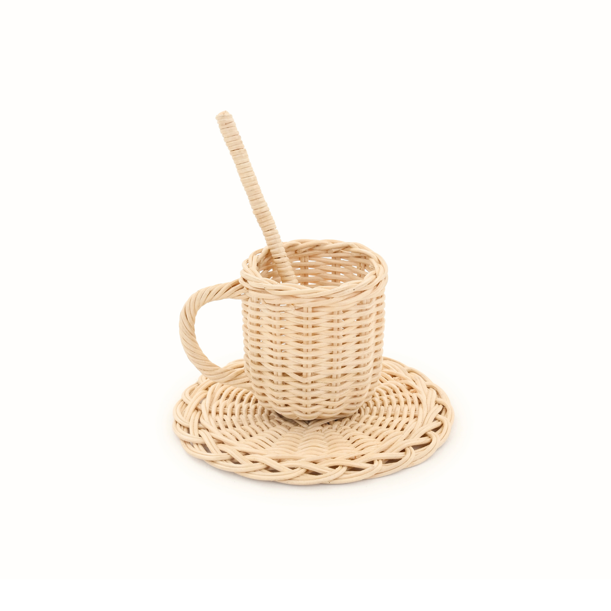 Rattan Tea Set